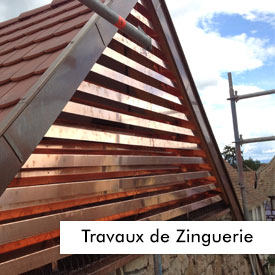 Travaux de zinguerie